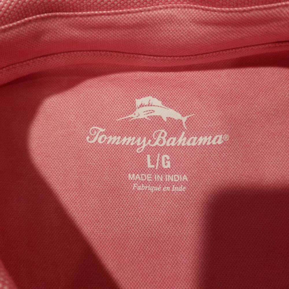 Tommy Bahama Polo Mens Large Golf Shirt Short Sleeve ST226363TX Pink Confetti - Picture 4 of 11